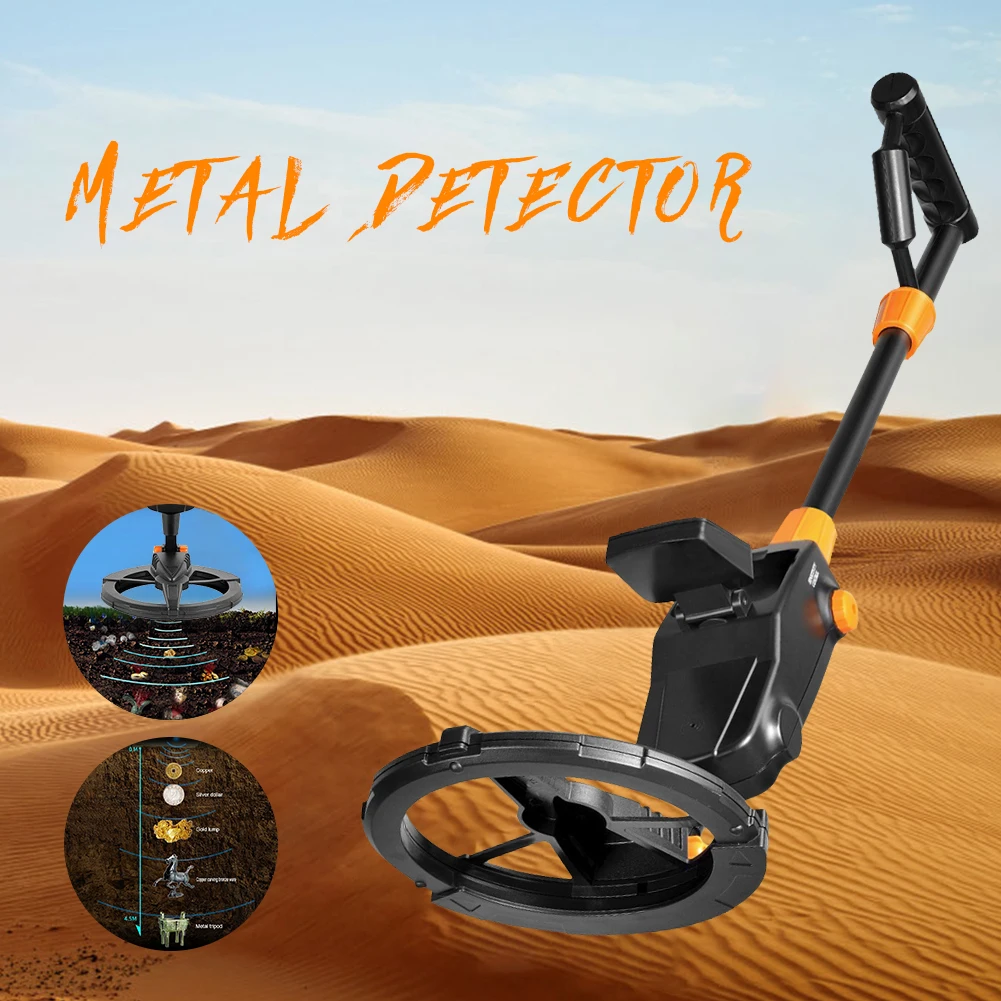 MD1008A LCD Gold Metal Detector Hunter Detecting Digger Treasure Underground Metal Detector Main Unit with Search