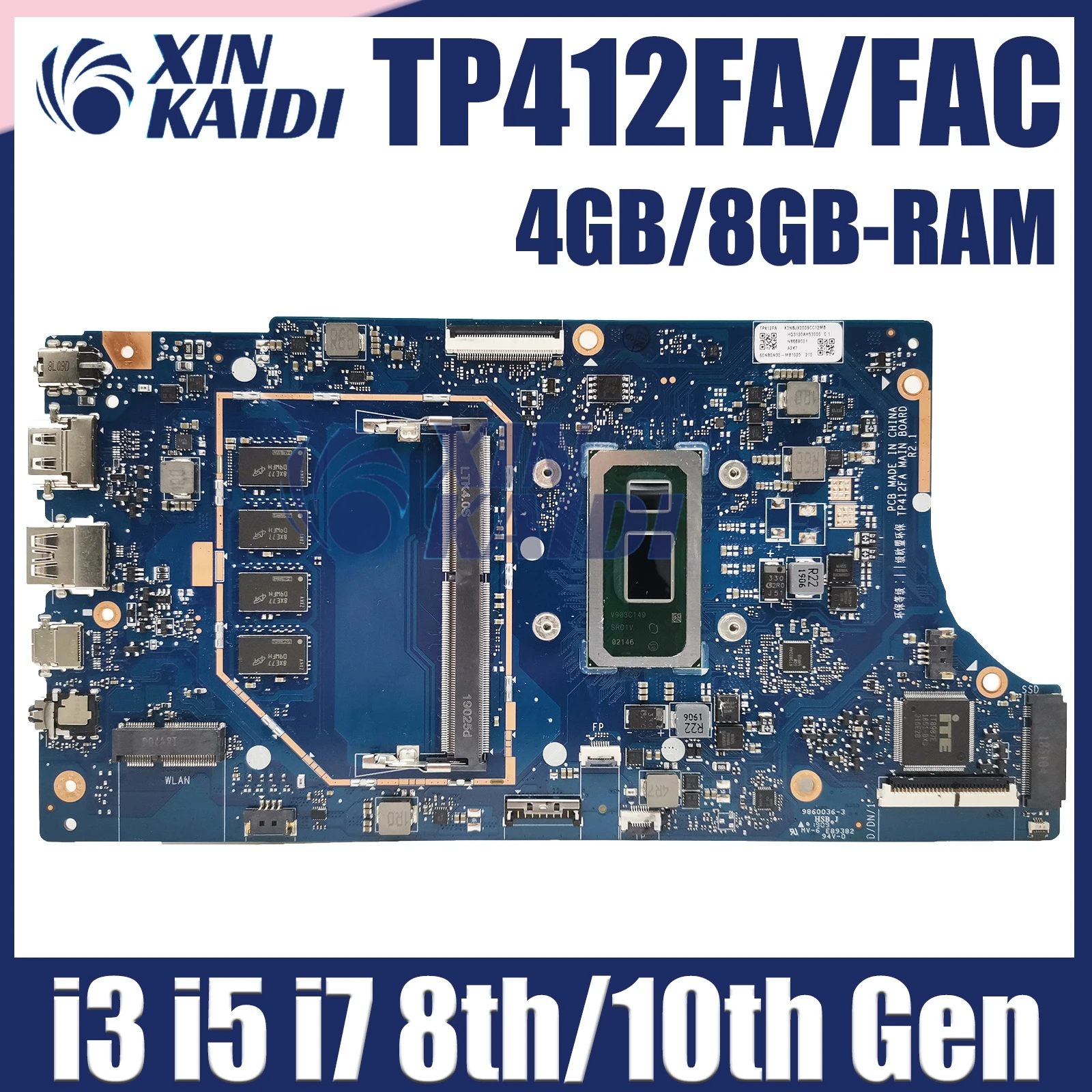 Motherboard Asus Vivobook Flip 14 Ram Upgrade TP412FAC MAINboard