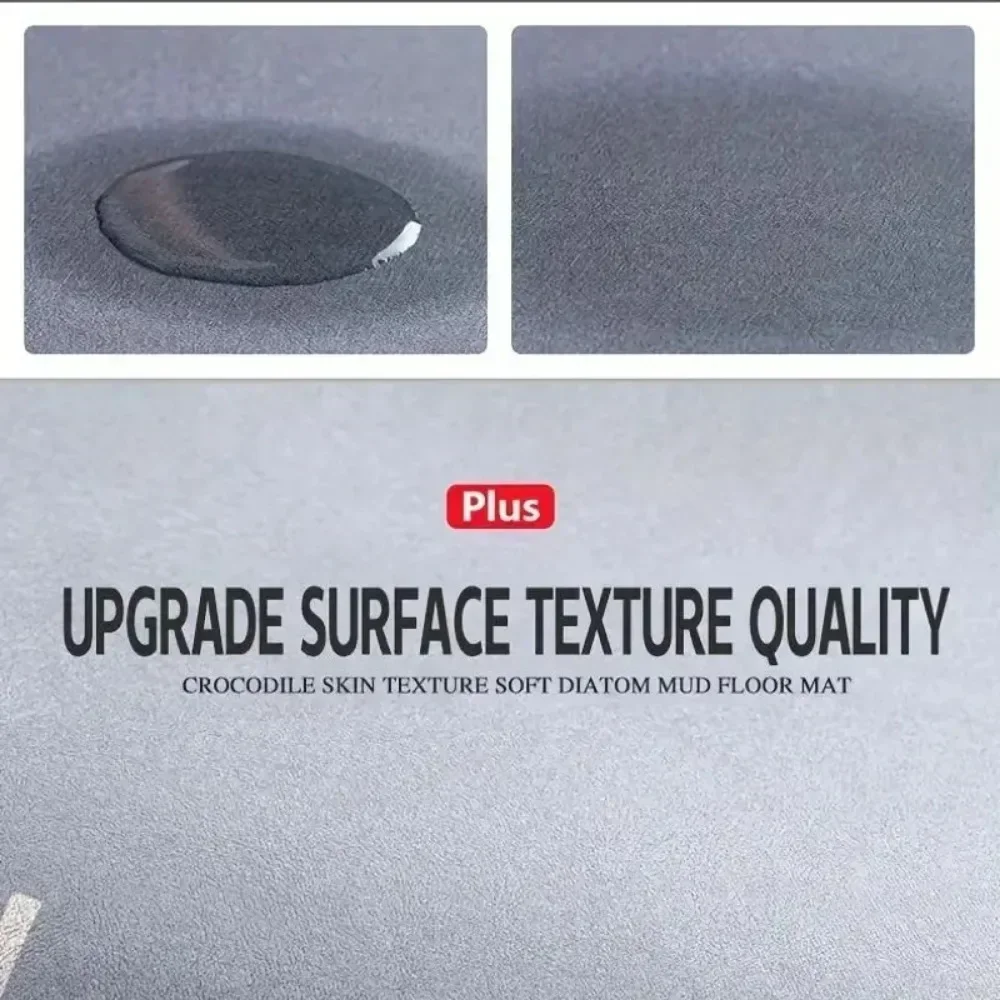 Floor Mat Bathroom Floor Mat Bathroom Mat Absorbent Bathroom Mat Kitchen Mat Bath Mat Anti Slip Mat Toilet Mat Mats Diatomite Bath Absorbent Anti Slip Floor Mat Foot Carpet Quick Dry Shower Toilet Rug Bathroom Kitchen Doormat Washable