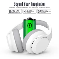 Bluetooth Wireless Over-Ear Headphones with 48H Playtime and with Microphone, HiFi Stereo Foldable Lightweight Headphones for de - Image 4