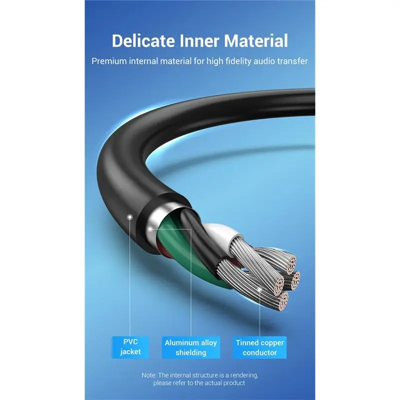 VENTION 사운드 카드 USB 3.5Mm 오디오 인터페이스 어댑터 PC 노트북 PS4 헤드셋 마이크용 외부