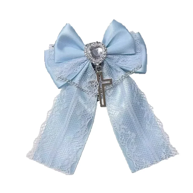 Chic Harajuku Lolita Bow Hair Clips - Stylish Y2K Black & White Accessories