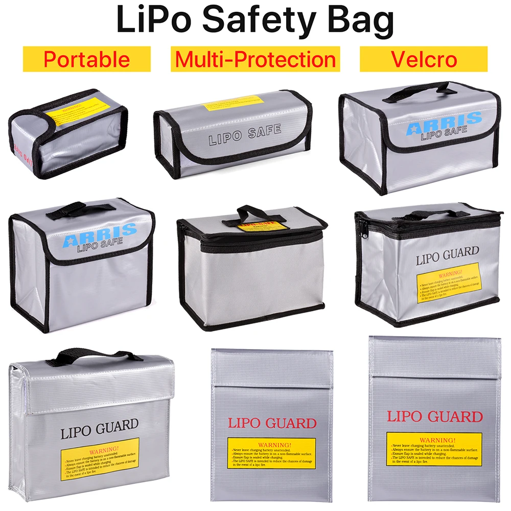 Battery Bag Storage Lipo Safe Case Explosion Proof Lipo Battery Safe
