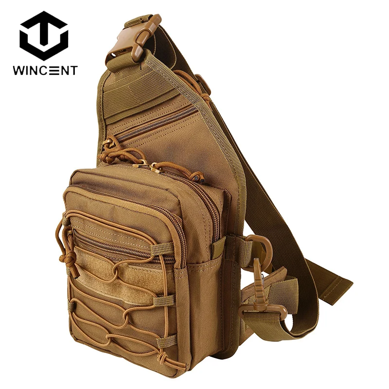 

Мужская тактическая нагрудная сумка, кобура для пистолета, военная сумка-слинг на плечо для хранения оружия, Скрытая Поясная Сумка с защитой от кражи