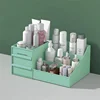 1PC White New Drawer Makeup Storage Box Dormitory Finishing Plastic Shelf Cosmetics Skin Care Dressing Table Desktop ﻿ 5