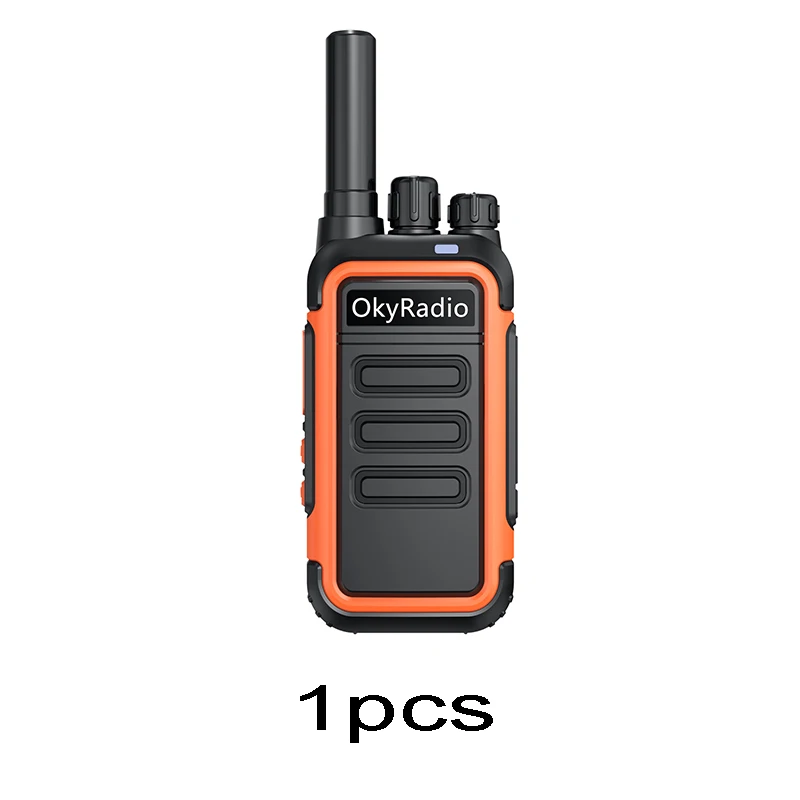 long range walkie talkies 500 miles New 4800mah OkyRadio 5w Portable Waterproof Walkie-talkie 6km Call Distance Suitable for Factory Scheduling Self-driving Tour military walkie talkie Walkie Talkie