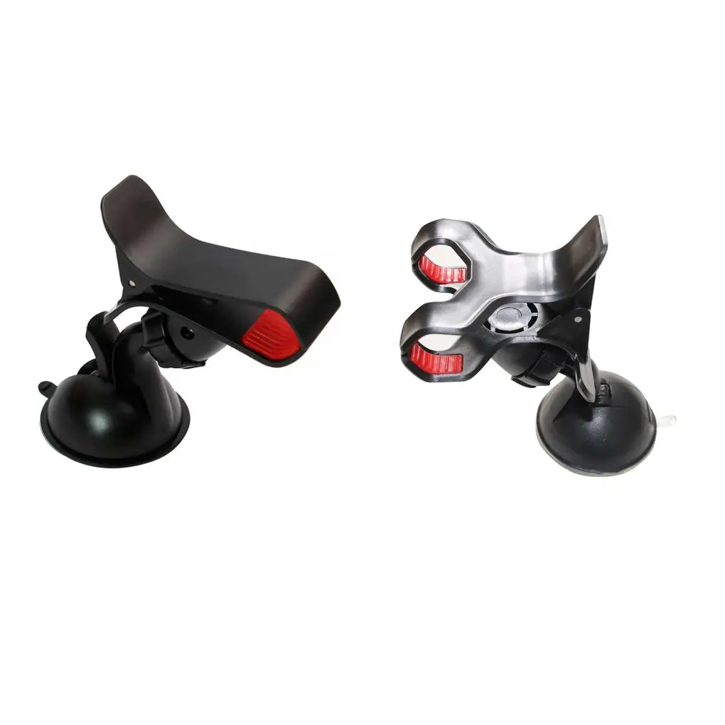 Universal Car Phone Clip Holder Auto Windshield Mount Stand with Suction Cup for Mobile GPS