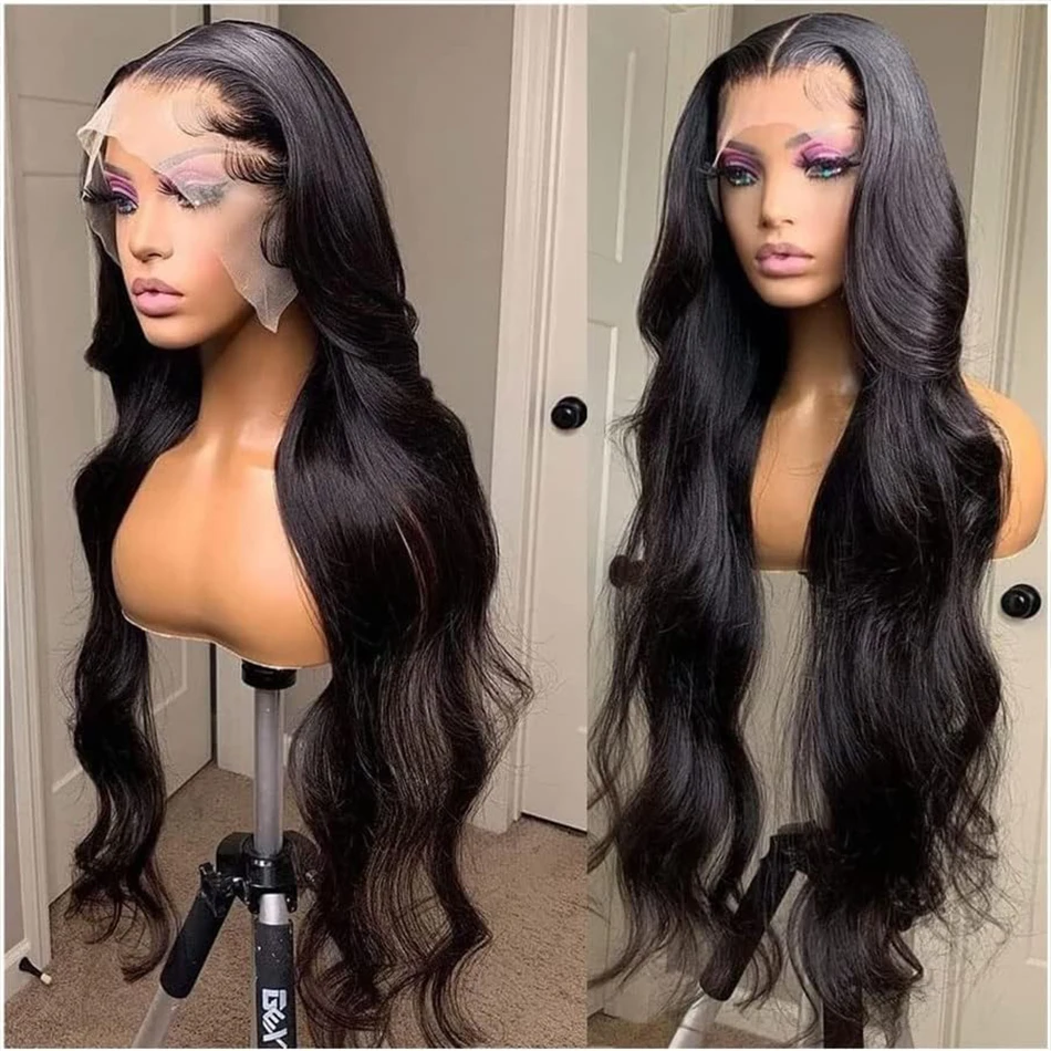Body Wave Human Hair Wigs Lace Front Pre Plucked With Baby Hair Brazilian 13x4 Virgin Human Lace Frontal Wig For Women