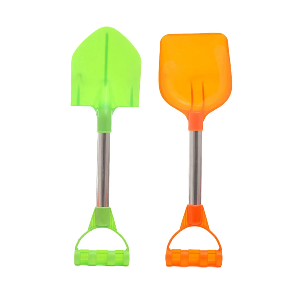 

2pcs Creative Sand Shovels Sand Dredging Portable Spade Playing Beach Toys for Children Kids