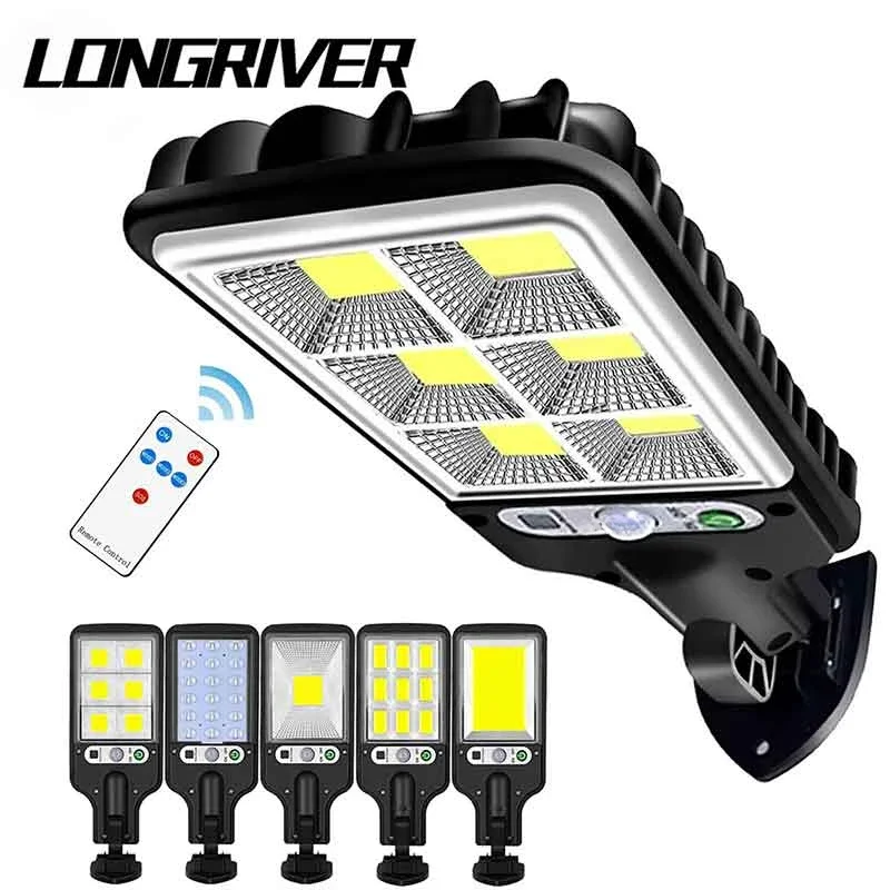 Solar lamp solar wall light wall light Outdoor LED Wall Light 616 Human Body Waterproof 3 Modes Induction Garden Terrace Street Lighting
