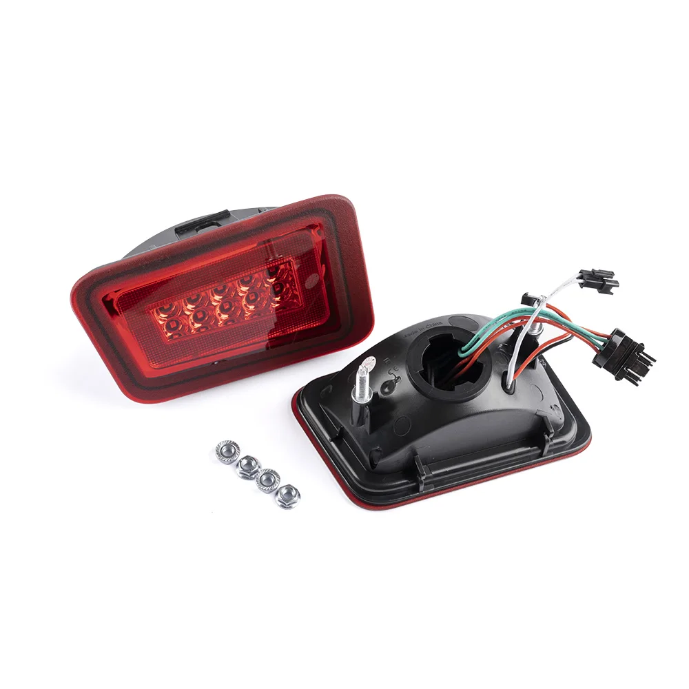 Chrome LED Rear Bumper Tail Light Set For 2005-2009 Hummer H2 - Left & Right Pair 14 thumbnail image
