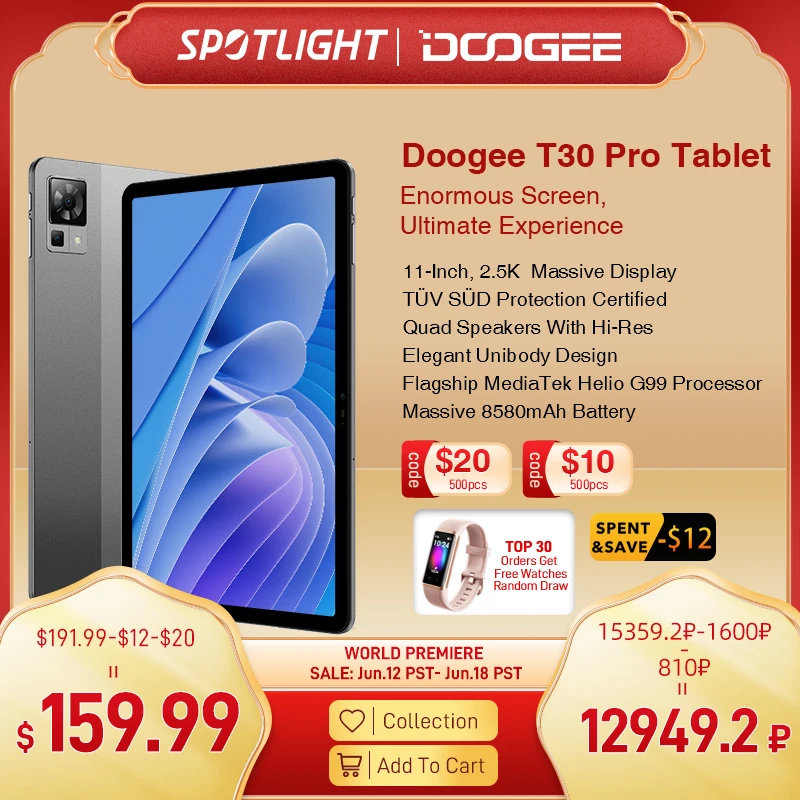Android14タブレット 2.5K DOOGEE T30 Pro 11インチ 【公式通販】