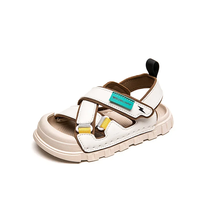 Sandalias boys fashion sandals summer breathable beach shoes non-slip soft sole sport flat baby toddler sandals kids casual shoe baby shoes kids shoes children sandals kids sandals beach shoes