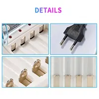 2/4 Slots AA AAA Battery Charger AC 110V 220V for Ni-MH/Ni-Cd Rechargeable Battery Charging 1.2V Universal Battery Charger 6