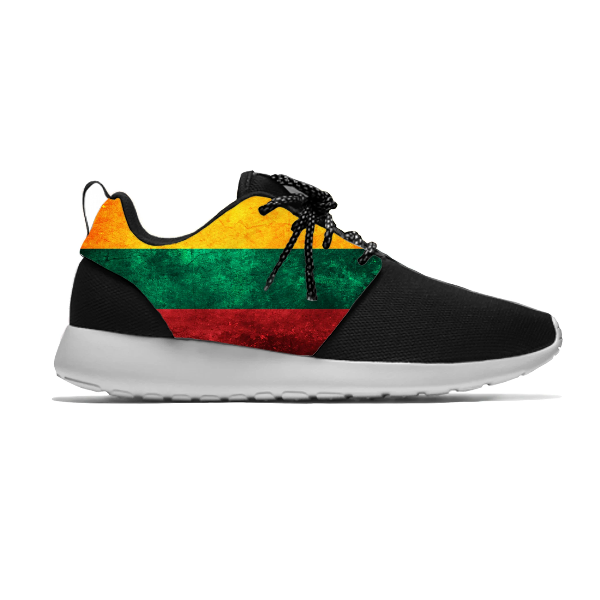 

Lithuania Lithuanian Flag Patriotic Pride Fashion Sport Running Shoes Casual Breathable Lightweight 3D Print Men Women Sneakers