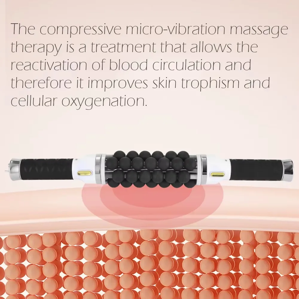 7D High Frequency Rolling Massage Machine 40W Cellulite Reduction Lymphatic Drainage Cylinder Therapy Body Contouring Slimming