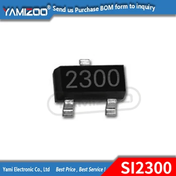50 pz SI2300DS SOT SI2300 SOT SI2300DS-T1-E3 SOT-23 SMD nuovo transistor MOS FET