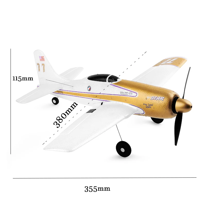 WLtoys A220 A210 A260 2.4G 4Ch 6G/3D Stunt Plane Six Axis RC Fighter RC aereo aliante elettrico aereo senza pilota giocattolo all'aperto