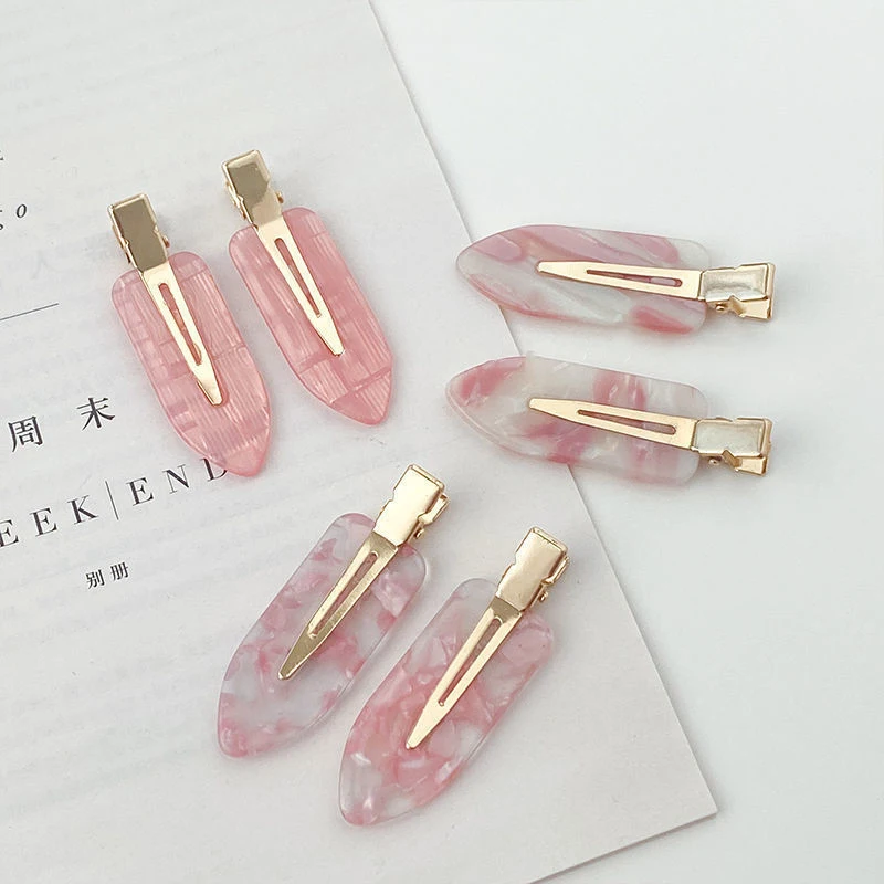 

Chic Seamless Edge Clip For Women Girl Sweet Beauty Side Clip Duckbill Clip Bangs Hairpin Hair Style Tool Hair Accessories