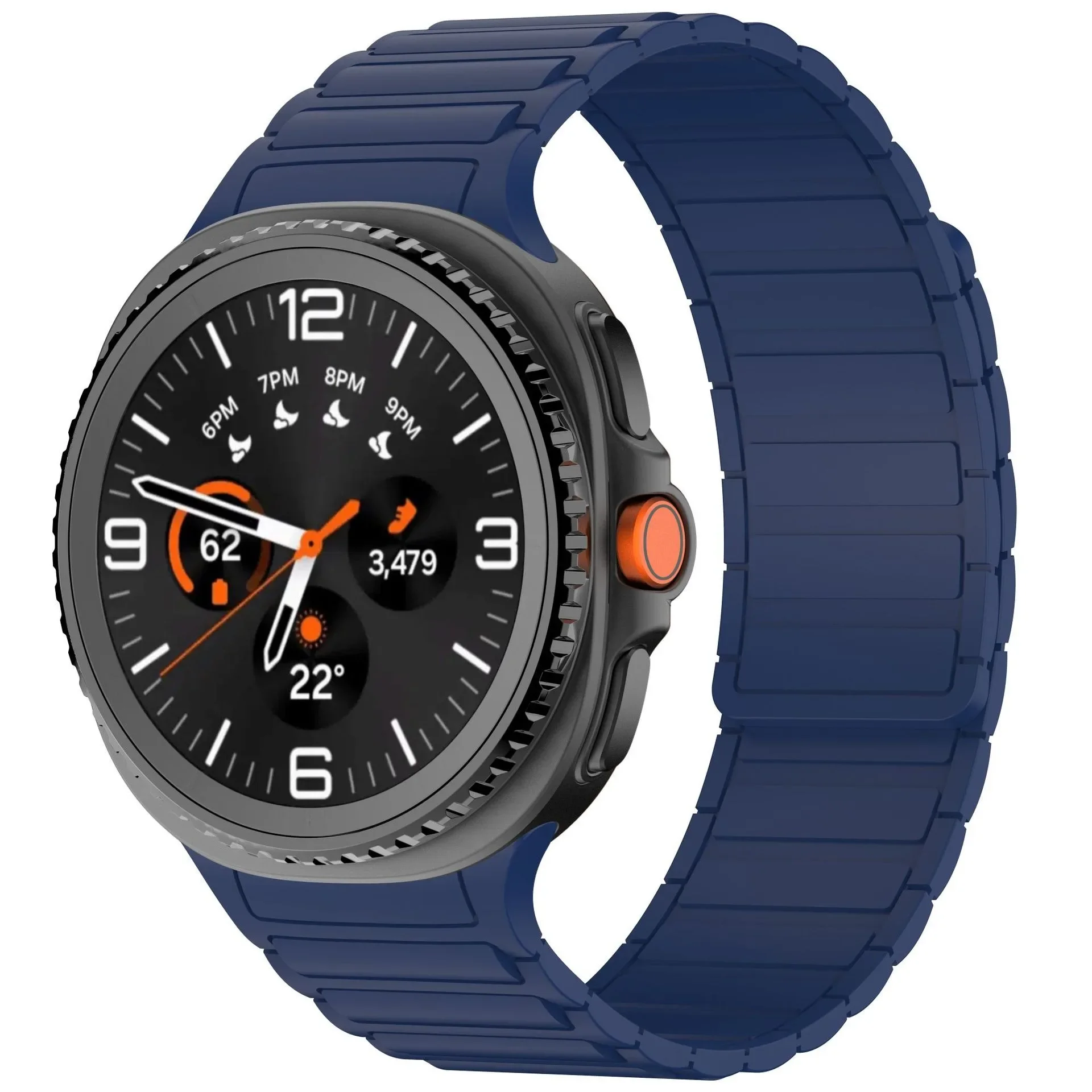 Seamless Magnetic Silicone Loop Strap - Premium Watch Accessory