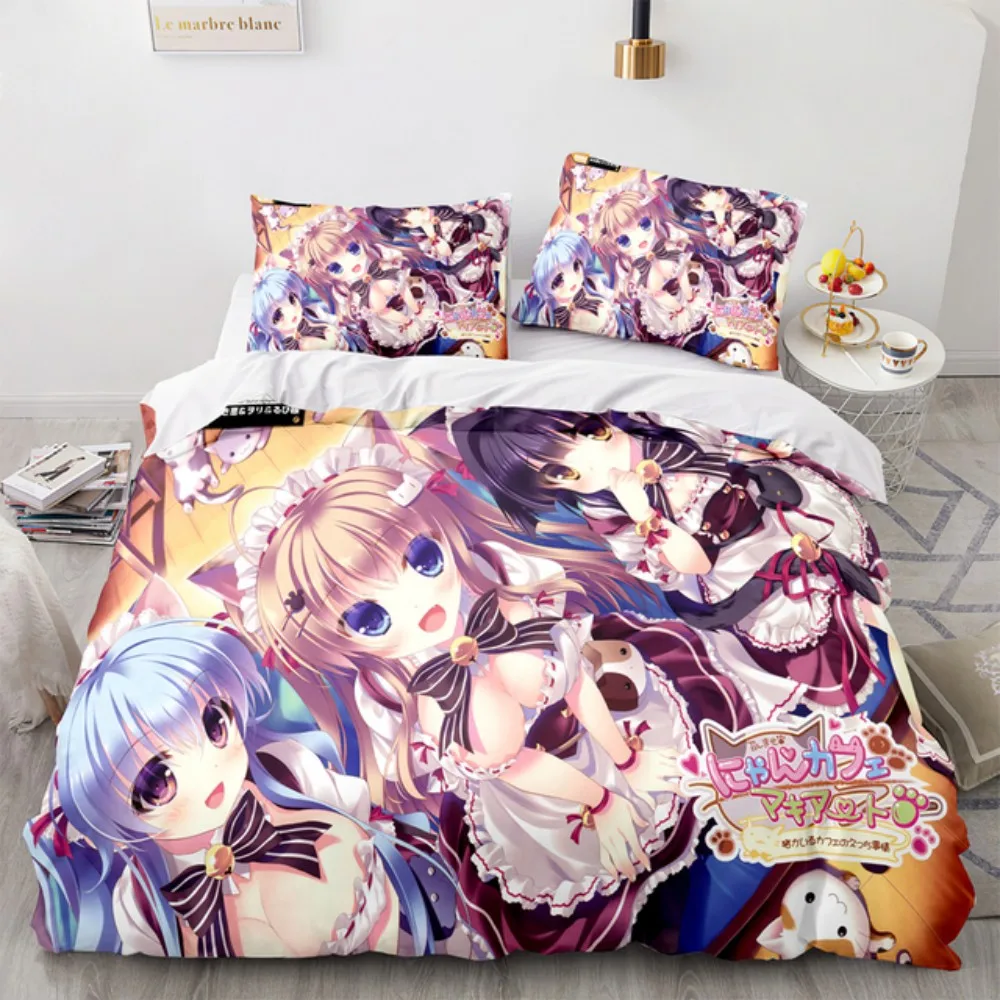 

Kotori Itsuka Cosplay Bedding Set Anime Date A Live Costume Duvet Cover Set Double King Twin Full Size Bed Linen Boys Adult Gift