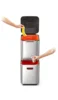 Joseph Joseph Totem Compact 40 liter Waste Separation and Recycling Kitchen Trash Can with odor filter and removable food waste 4