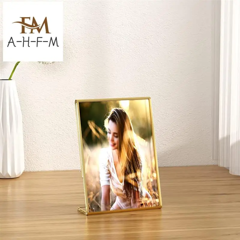 Acrylic Gold Frame, Slanted Back Table Sign Holder For Wedding Table Card Restaurant Signs Photos