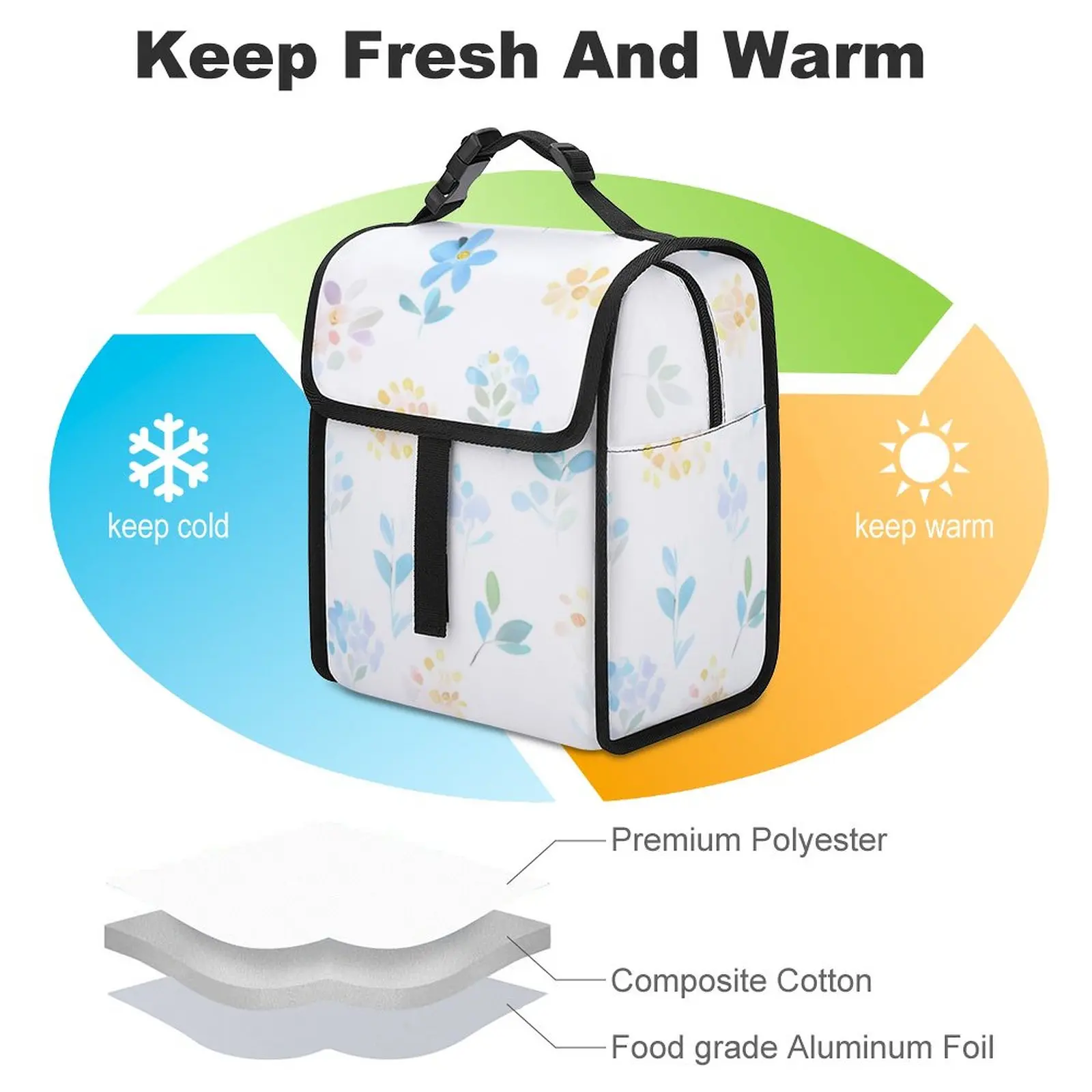 Custom Print Lunch Box Girl Thermal Lunch Box for Food Bag for Meal Boxes Large Capacity School Lunch Boxes for Children