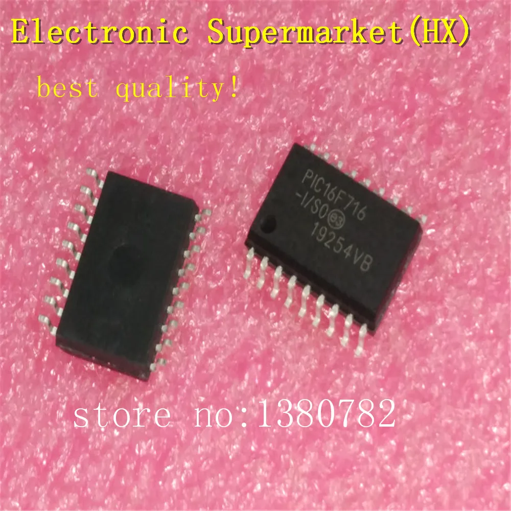 

Free Shipping 5pcs/lots PIC16F716-I/SO PIC16F716 SOP-18 New original IC In stock!