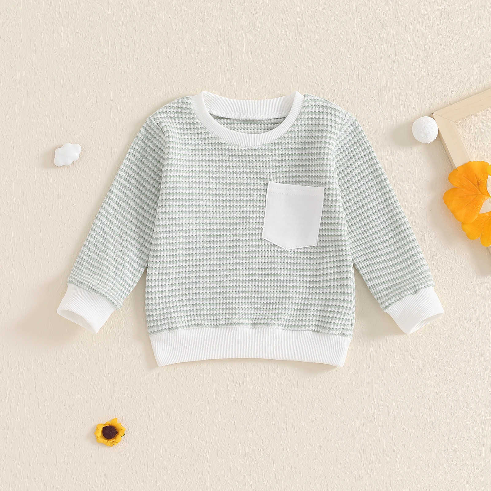 Autumn Casual Baby Hoodie For Girls Boys Clothes Fashion Stripe Long Sleeve Pullovers Tops Sweatshirt Children Clothing