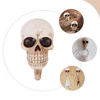 Resin Skull Wall Hooks Key Hangers Hat Rack Coat Holder Halloween Shape Hook Clothing Decor Home Storage ganization Solutions 3