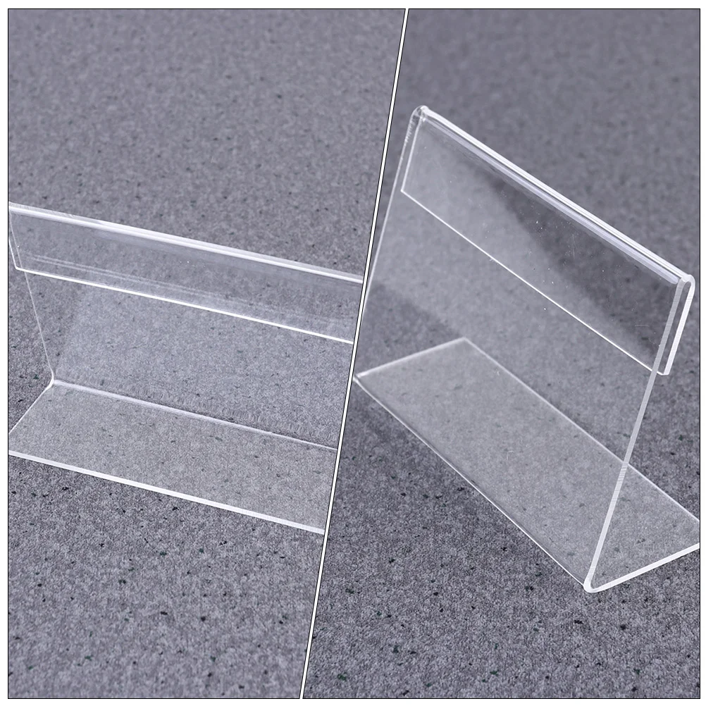 25 Pcs Business Card Holder Acrylic Sign for Table Wedding Small Transparent Stand Display Stands 25 pcs business card holder acrylic sign for table wedding small transparent stand display stands