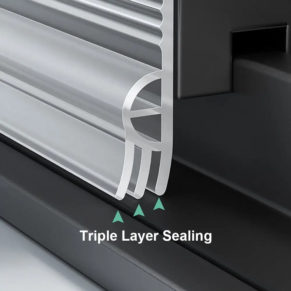 Noise Isolation Self-Adhesive Window Sealing Strip – Windproof & Weatherproof TPE Gap Filler