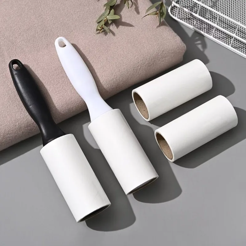 Lint Roller 1/3/6PCS Lint Roller with Refills Sticky Replace Paper Roll Perfect For Clothing Cleaning Pet Hair Replaceable Roll Brush