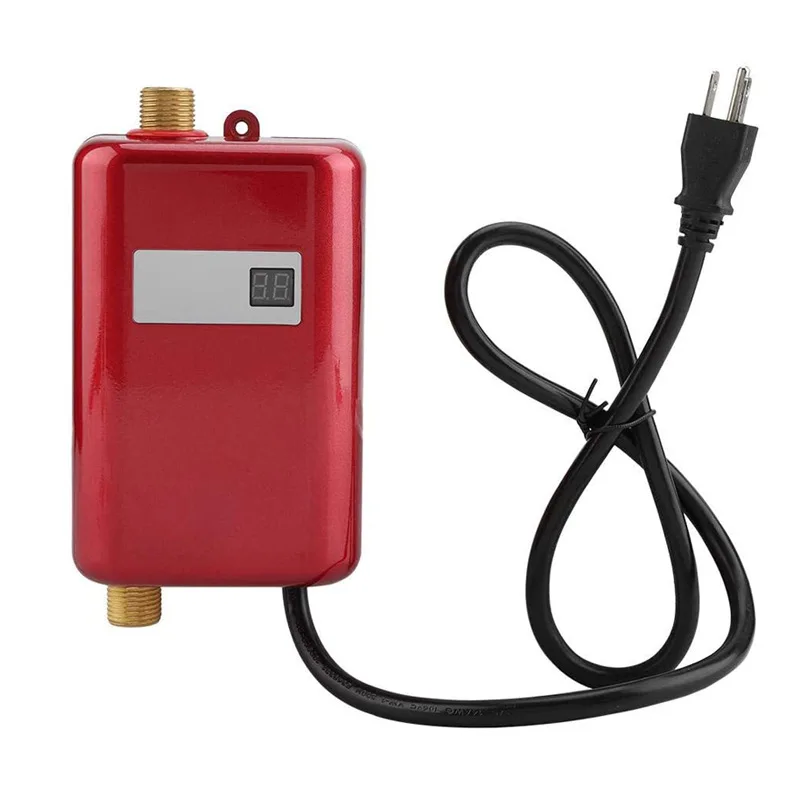 3000W Electric Water Heater Instantaneous Tankless Instant Hot Water Heater  Kitchen Bathroom Shower Flow Water Boiler - AliExpress