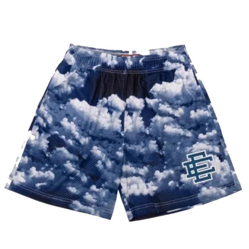 Eric Emanuel EE Basic Shorts Casual Shorts Men's Muscle Fitness Sports Short Pants Mesh Breathable Fashion Basketball Shorts 4