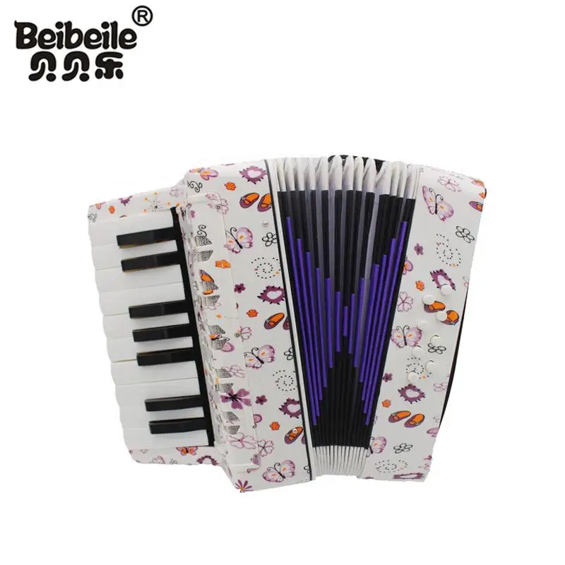 

1Pc Children 17 Key 8 Bass Accordion Kids Birthday Gift Stage Performance Professional Accordion Musical Instrument