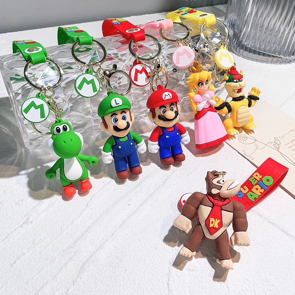 12 Super Smash Bros Keychains for Kids Birthday Party Favor Gifts