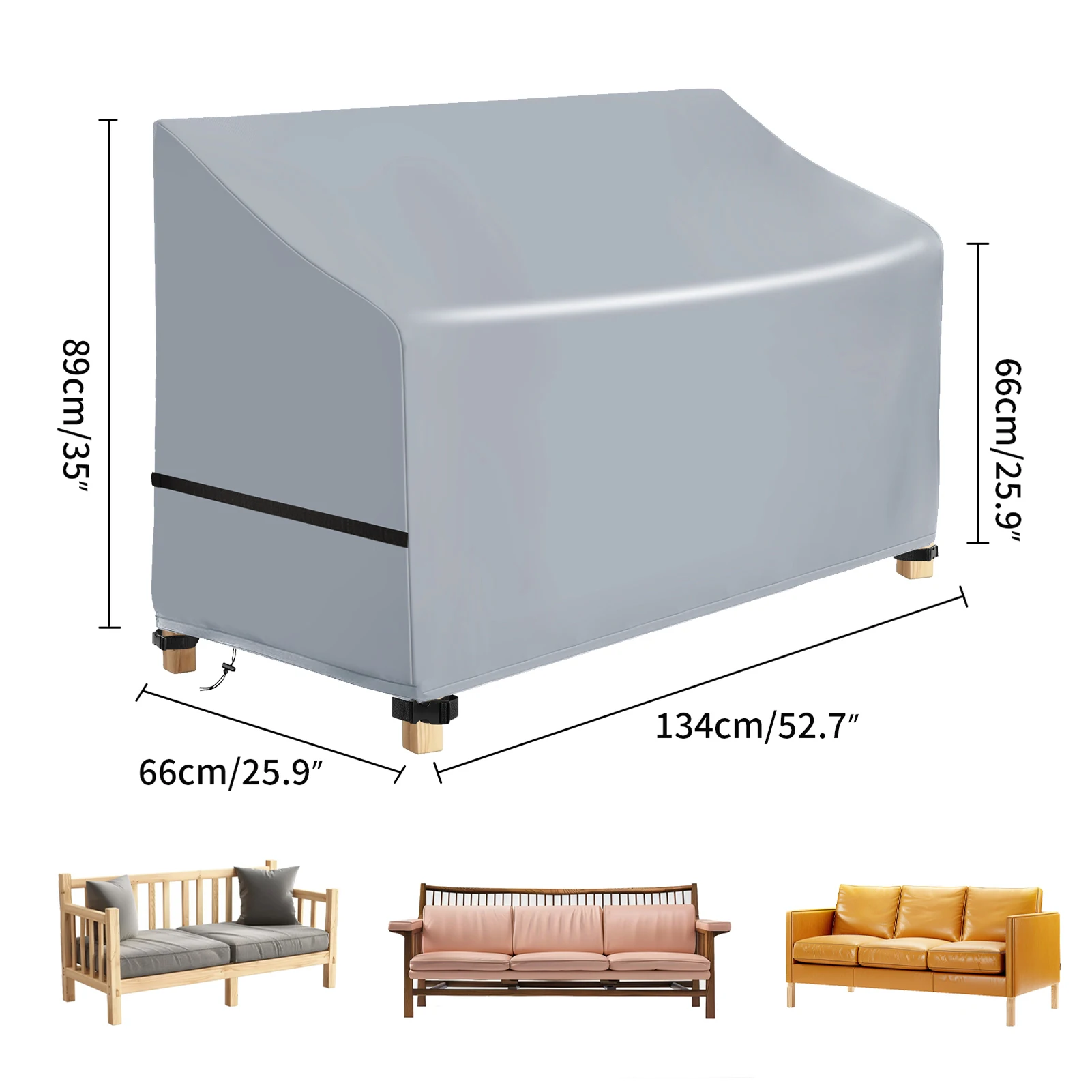Waterproof Outdoor Furniture Covers - Premium Dust & Weather Resistant Protector for Garden Chairs and Tables