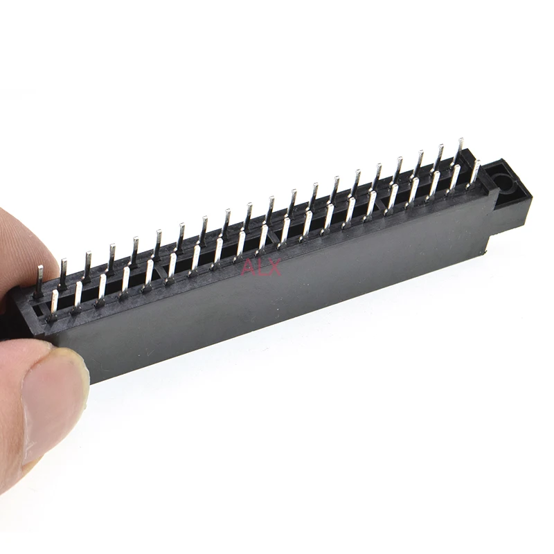 1pcs 엣지 카드 커넥터 슬롯 3.96mm 피치 40/44/56/60/86/100 핀 PCB 골드 핑거 소켓 스루 홀