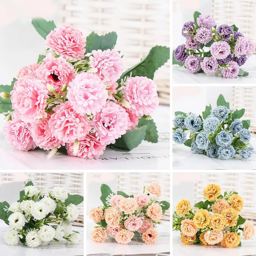 

Realistic Faux Floral Arrangement Realistic Simulation Bouquet Versatile Home Decoration Festive Gift for Wedding Room for Home