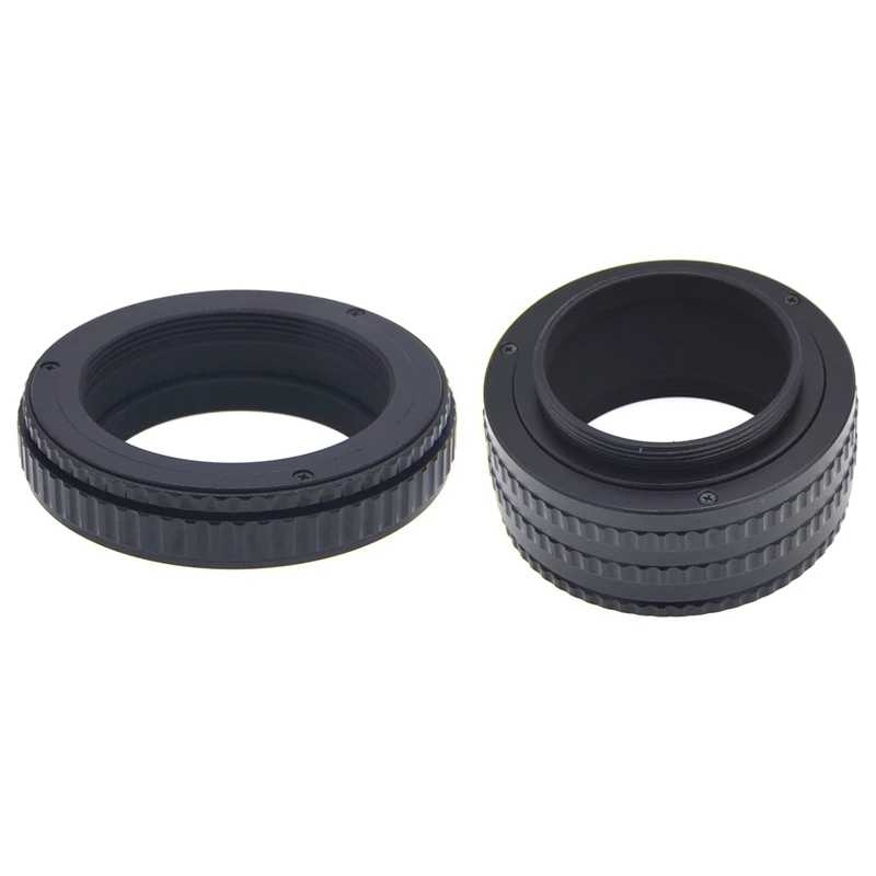 

ABGZ-2Pcs Mount Lens Adjustable Focusing Helicoid Macro Tube Adapter - M42 To M42 25-55Mm & M42 To M42 12 - 17Mm