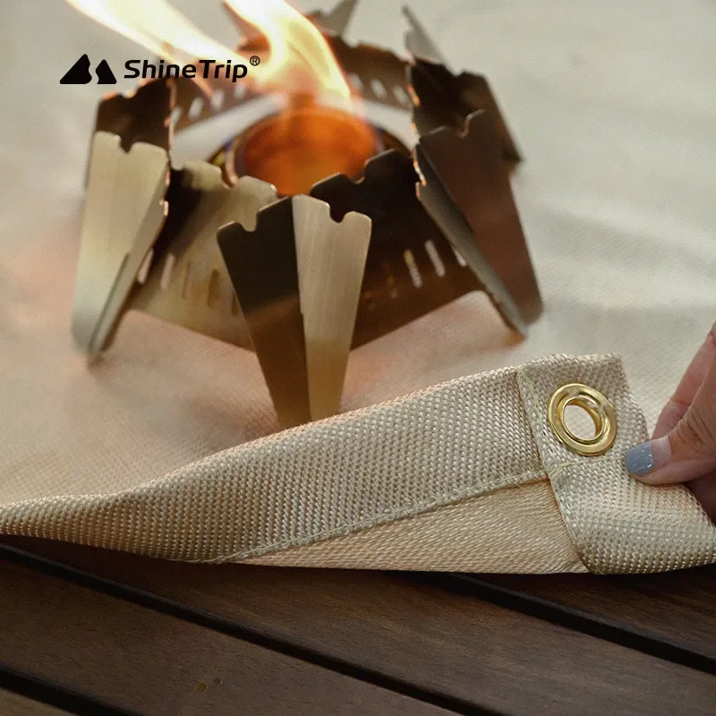 Fire Pit Mat Ignifugo Fornello Da Campeggio Grill Mat Coperta Per Ground Patio Deck Lawn Camping Materassino In Fibra Di Vetro