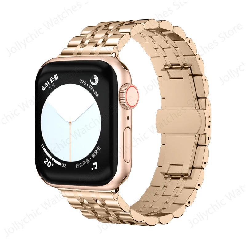 Stainless Steel Adjustable Bracelet for Smartwatch - Premium Replacement Band