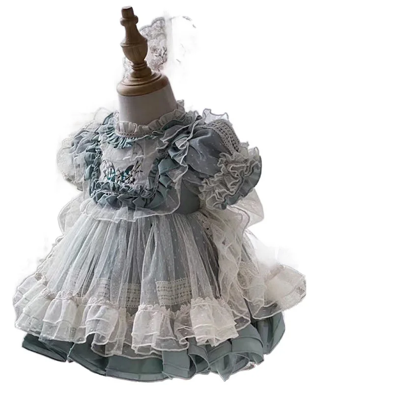 Lolita princess dress CHILDREN'S summer new high-end dress girls