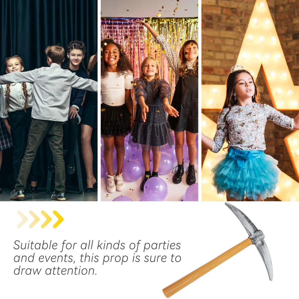 Spitzhacke Spielzeug Zwerg Cosplay Kostüm Zwerg Spaten Spitzhacke Schaufel Bühne Leistung Requisiten Halloween Party Liefert gefälschte Garten werkzeuge – Detail 6