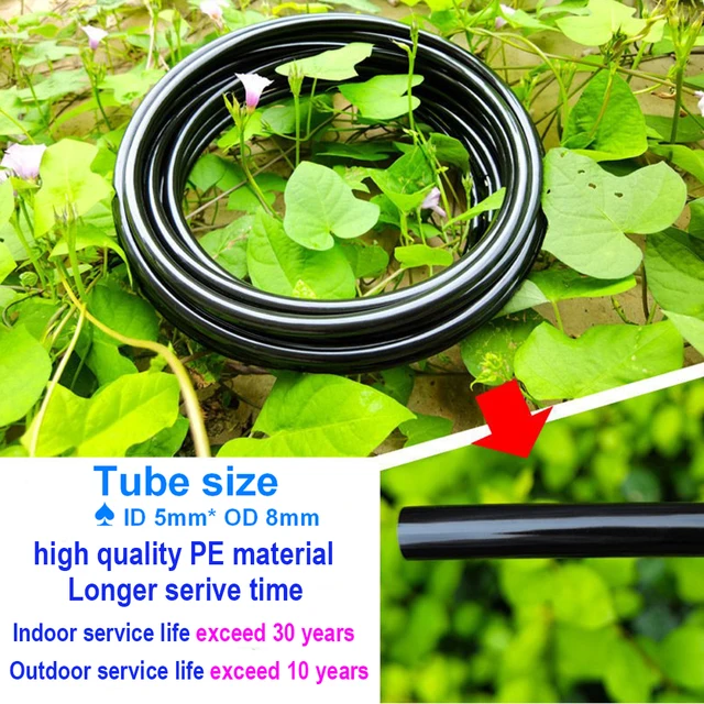 Diy Miking Rendszer A Gyepkert Öntözéséhez Univerzális Állítható Porlasztható Permetezőgép 5-20M Kit Od8Mm Tube Kerti Víz Mister - Image 6