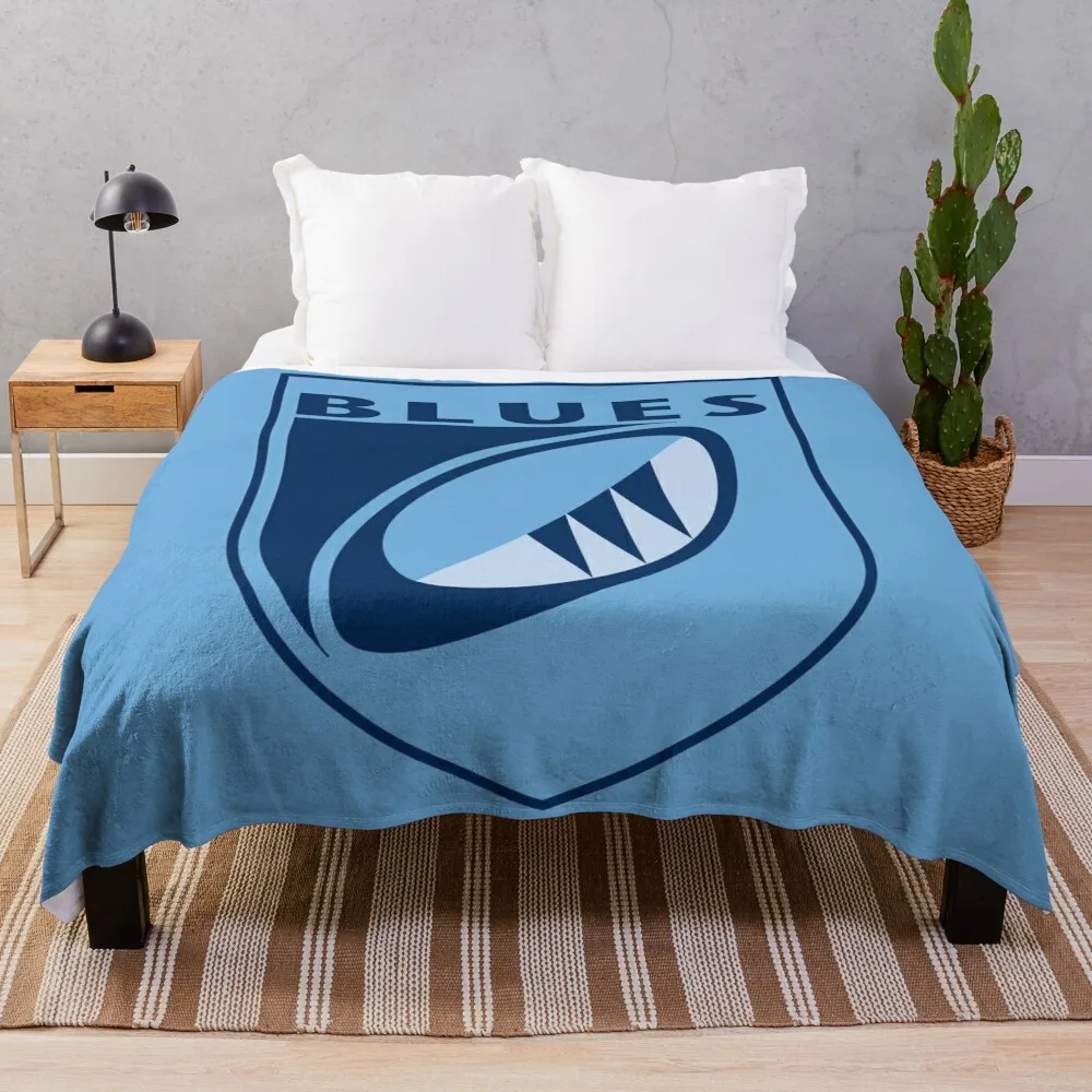 

Cardiff Blues Throw Blanket Blankets Sofas Of Decoration Bed linens Flannel Blanket