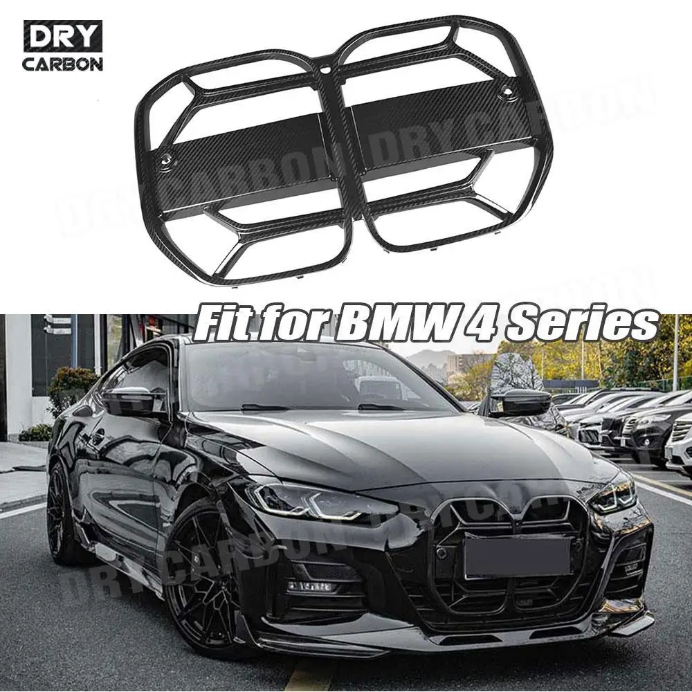 Dry Carbon Fiber Car Front Bumper Racing Grille for BMW G22 G23 Coupe ...