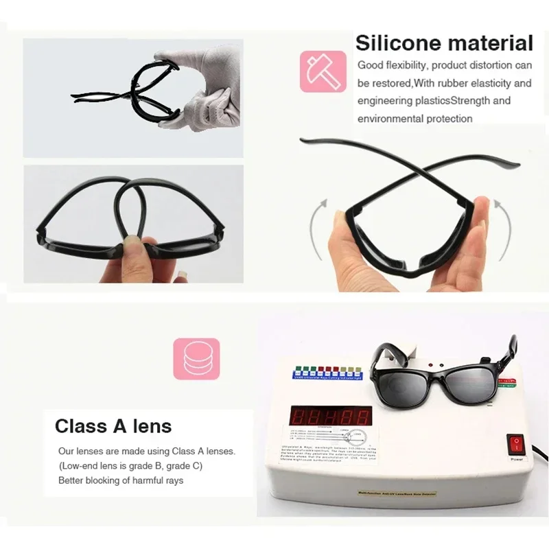 Kids Sunglasses Round TAC Polarized Baby Sunglasses for Toddler Boys Girls TPEE Flexible Soft Frame with Strap for Infant Age 0-3
